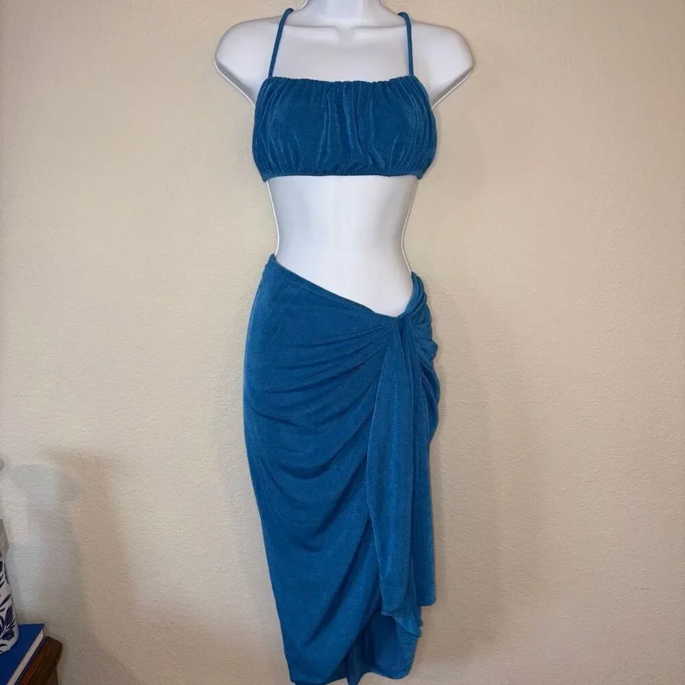 Vici Maribelle Two Piece Blue Set